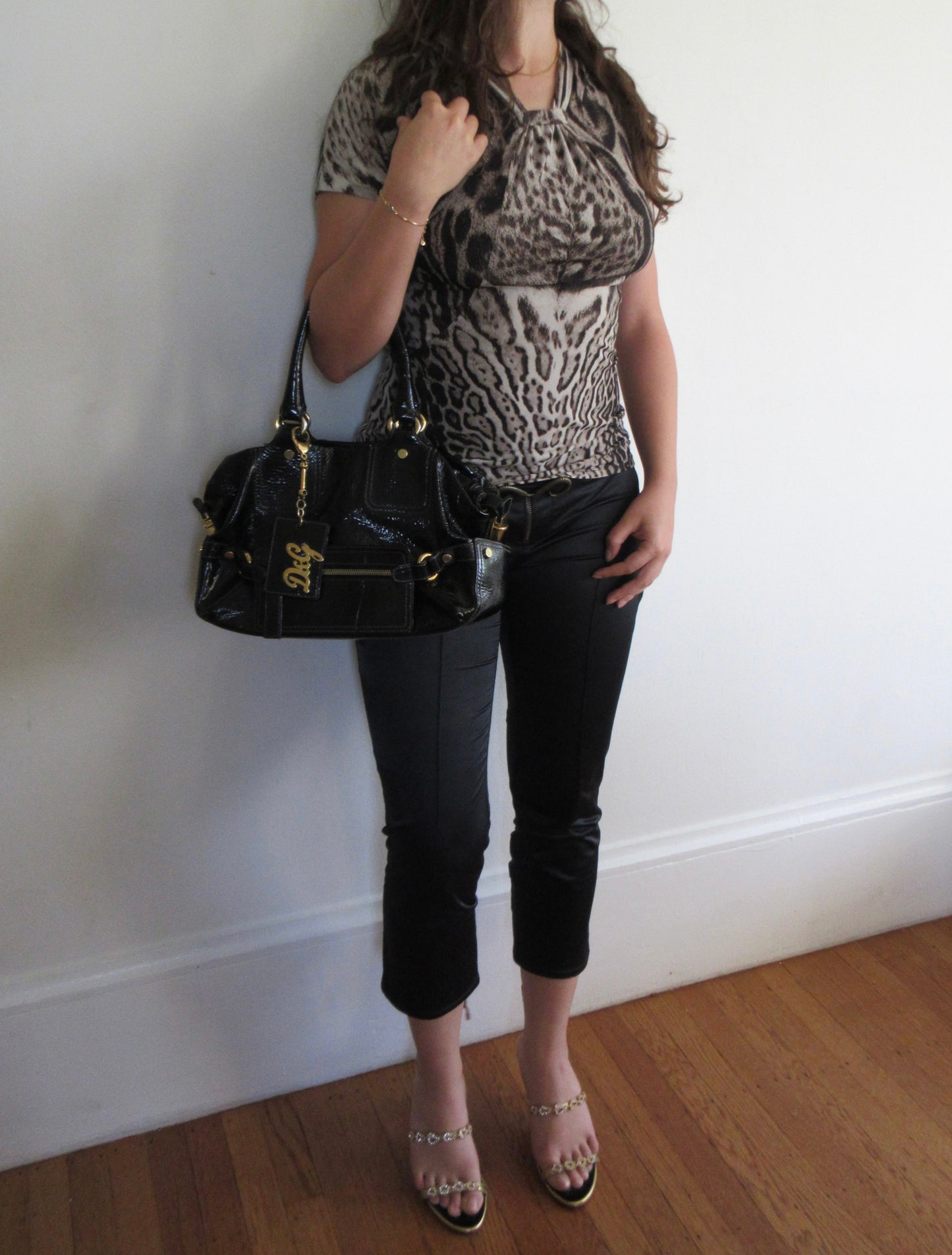 Roberto Cavalli Animal Print Top