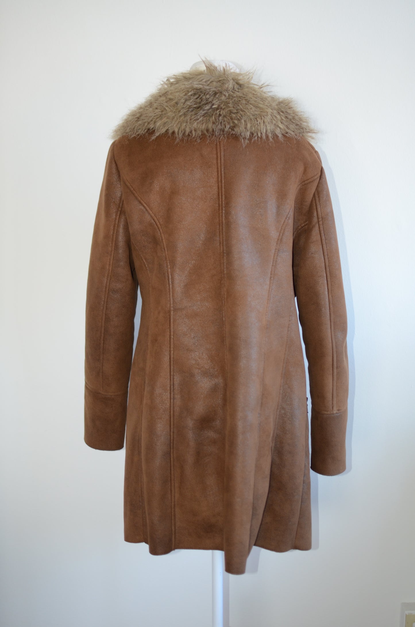 Vintage Faux Fur Guess Brown Coat