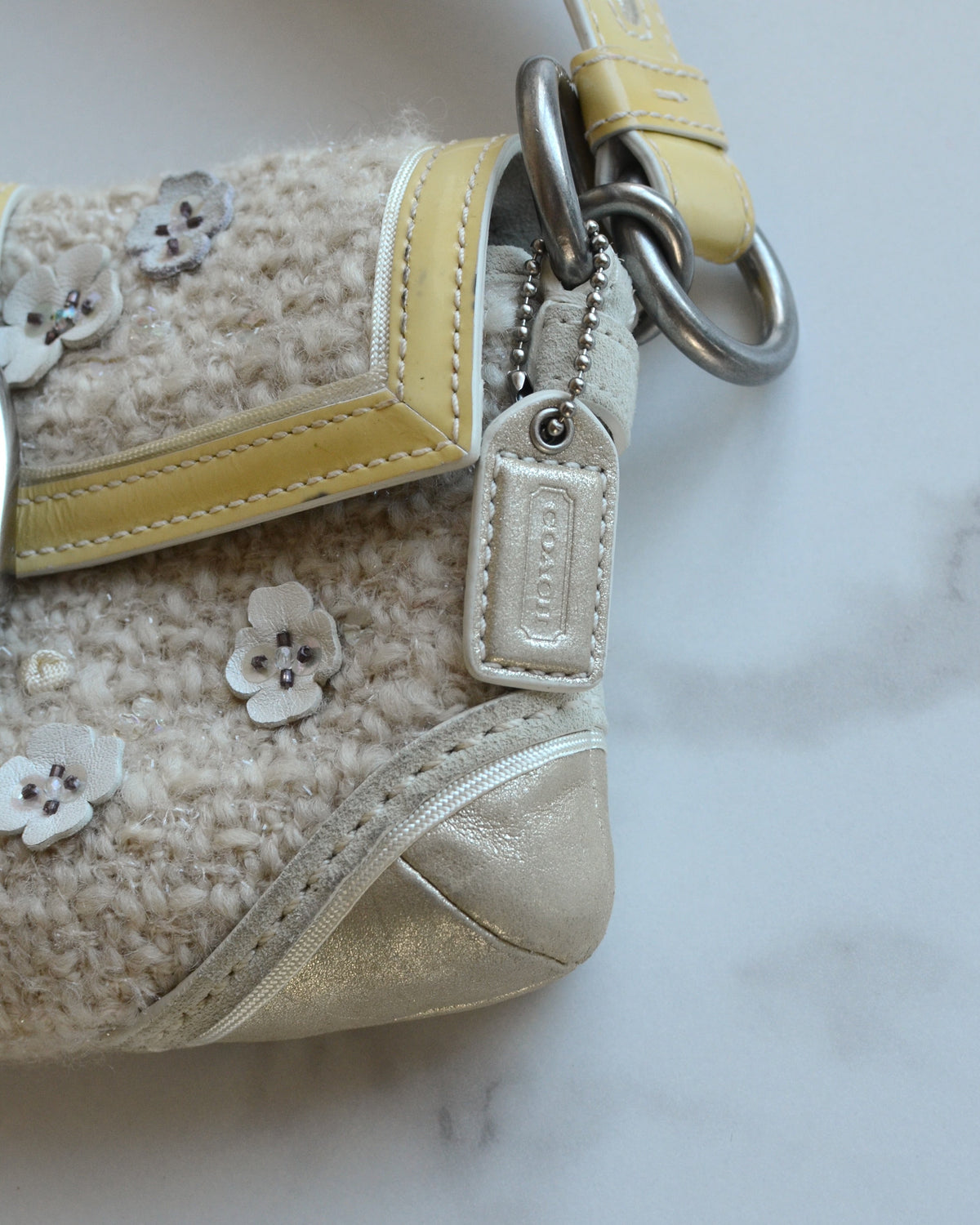 Coach Tweed Floral Soho Bag
