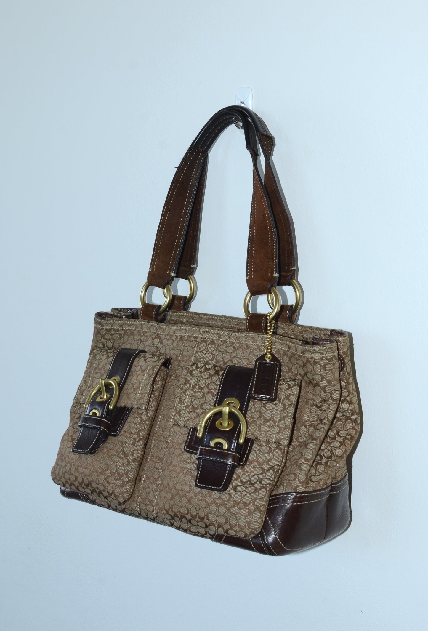 Vintage Coach Monogram Bag