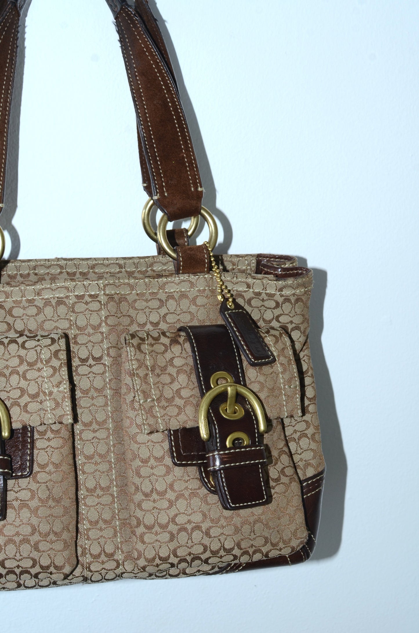 Vintage Coach Monogram Bag