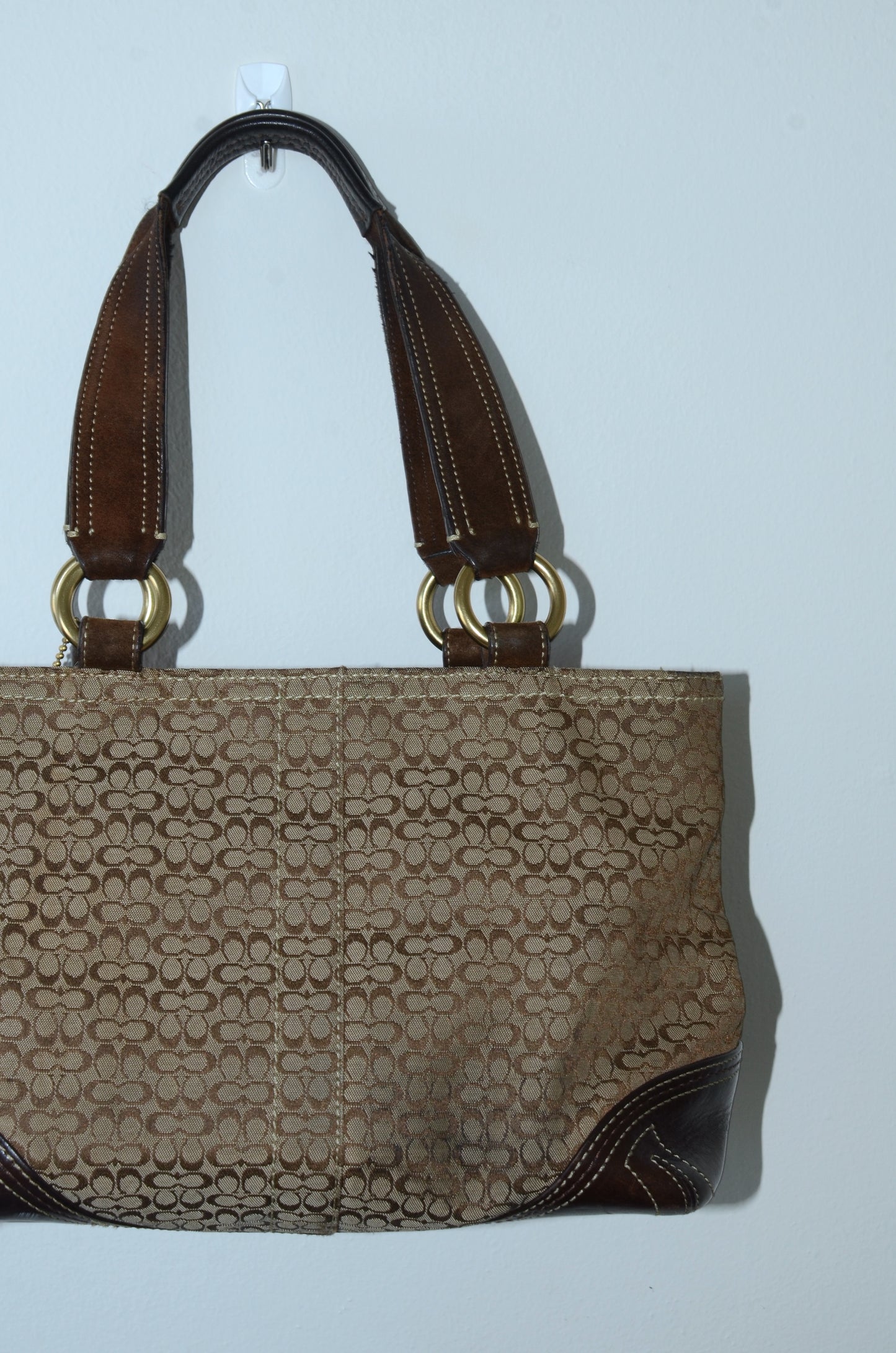 Vintage Coach Monogram Bag
