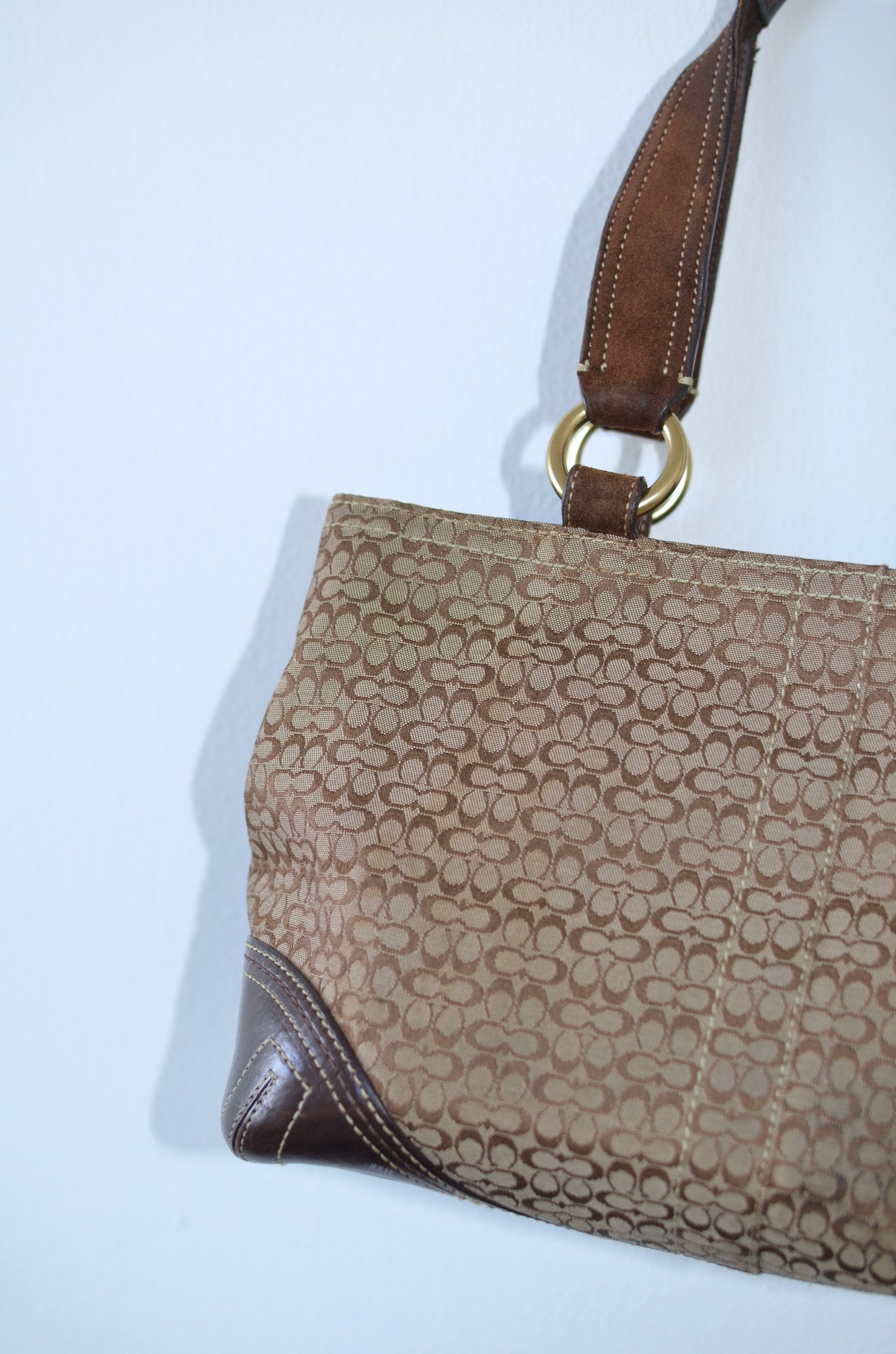 Vintage Coach Monogram Bag
