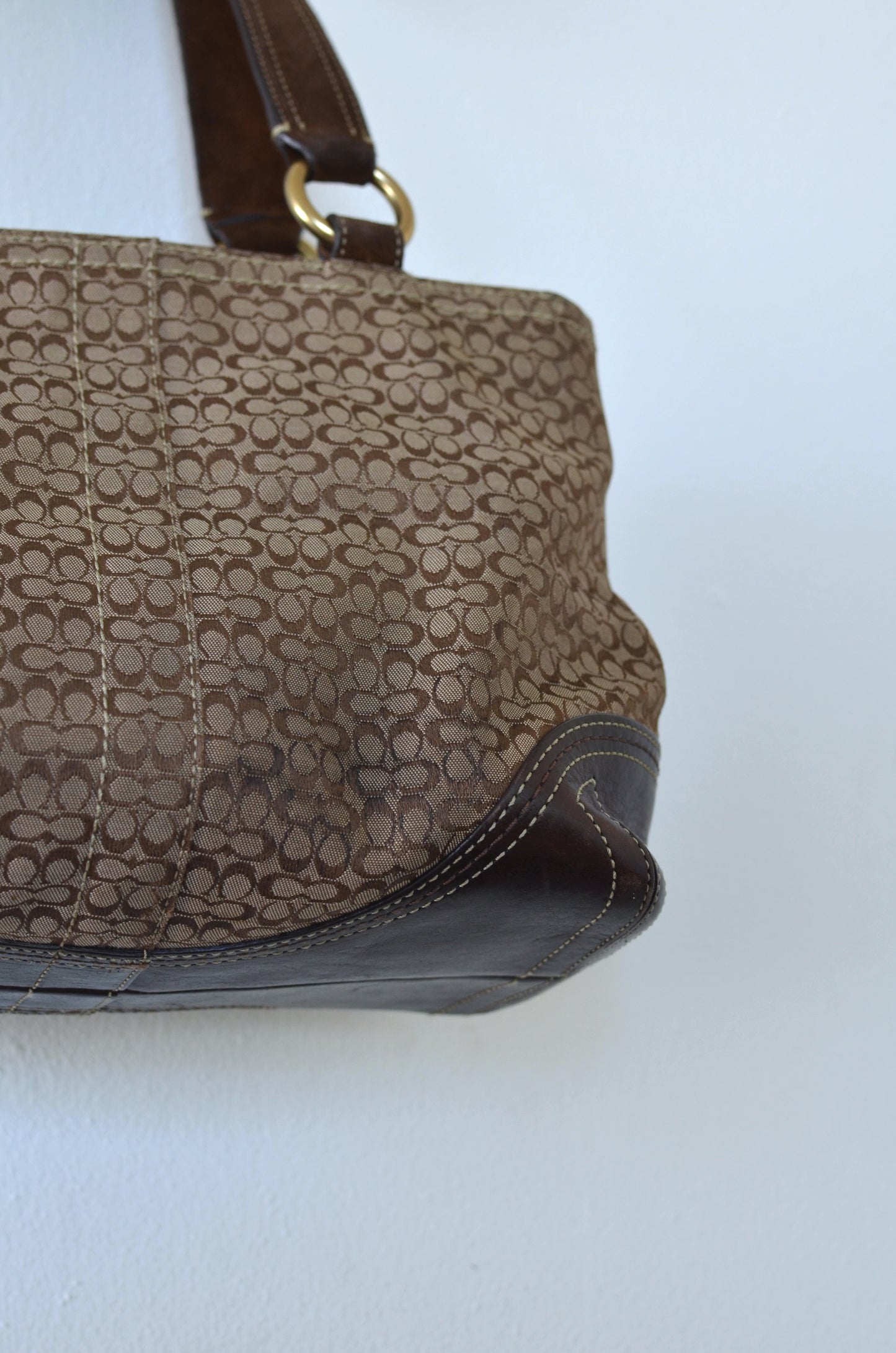Vintage Coach Monogram Bag