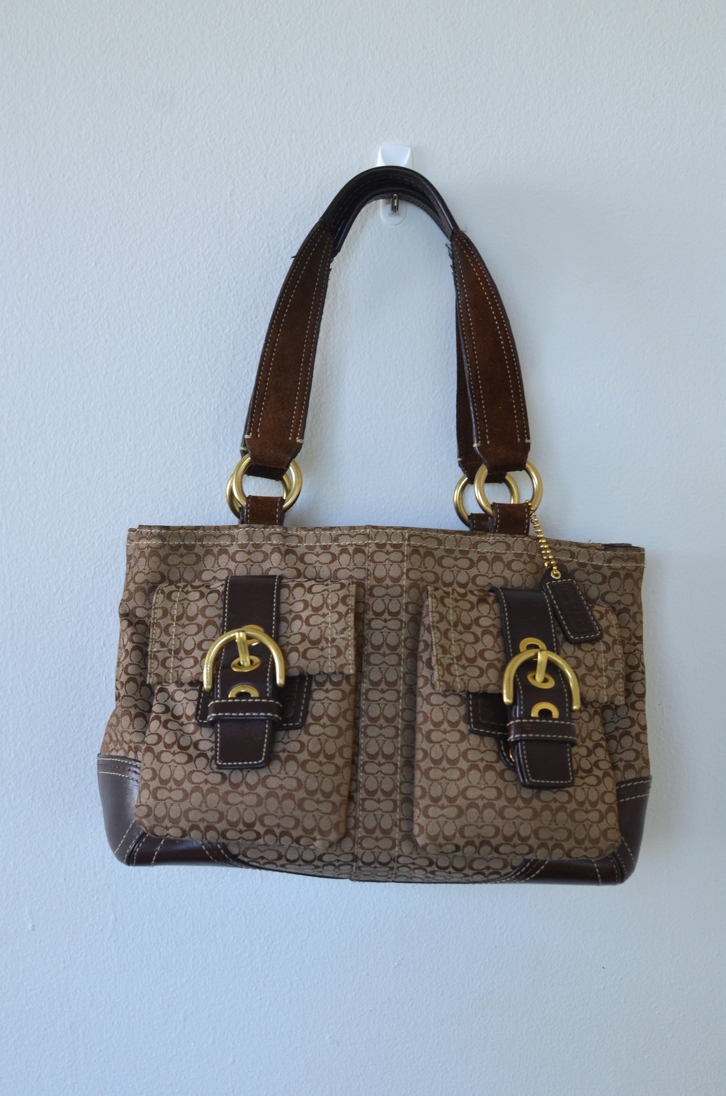 Vintage Coach Monogram Bag