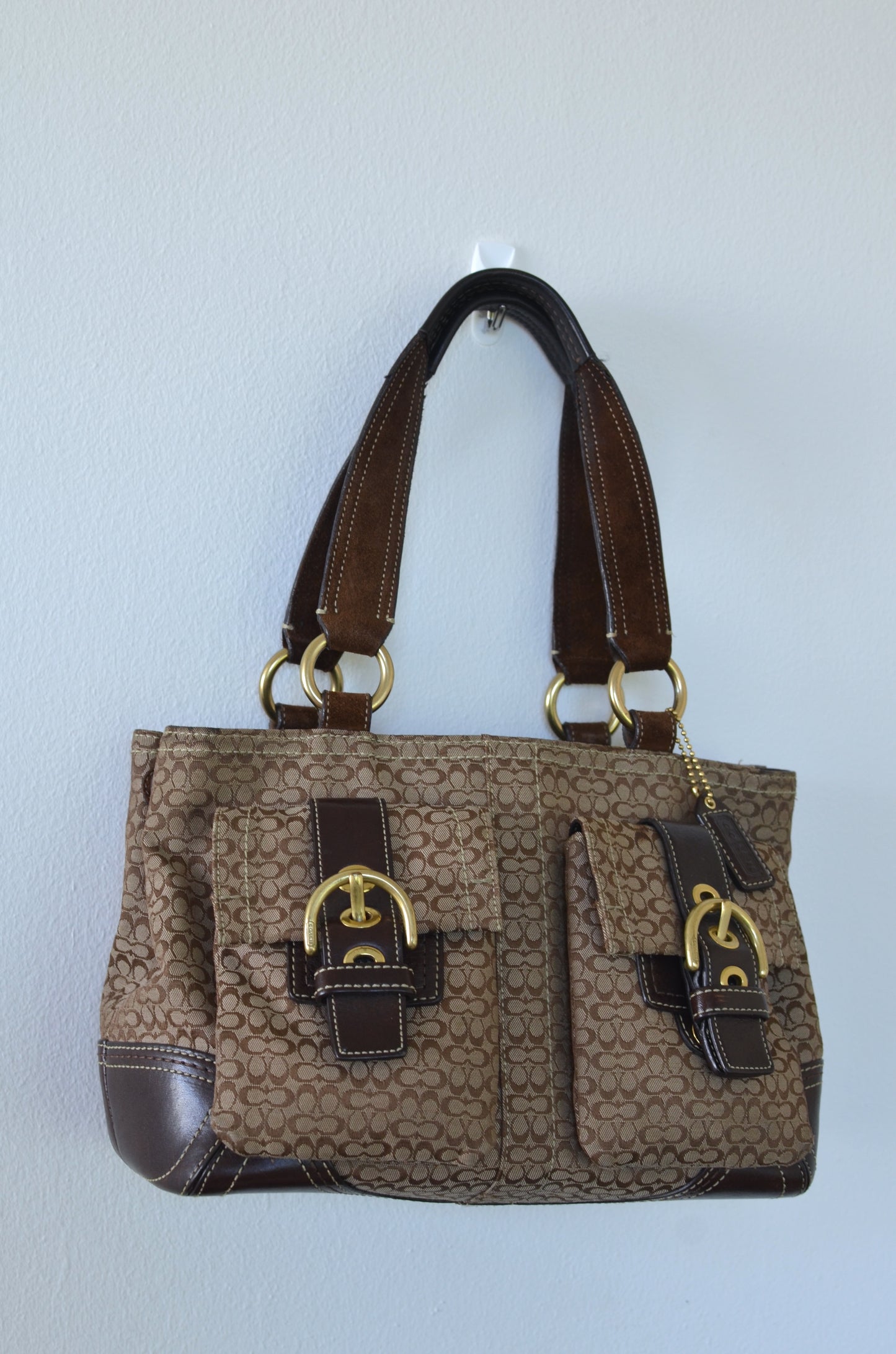 Vintage Coach Monogram Bag