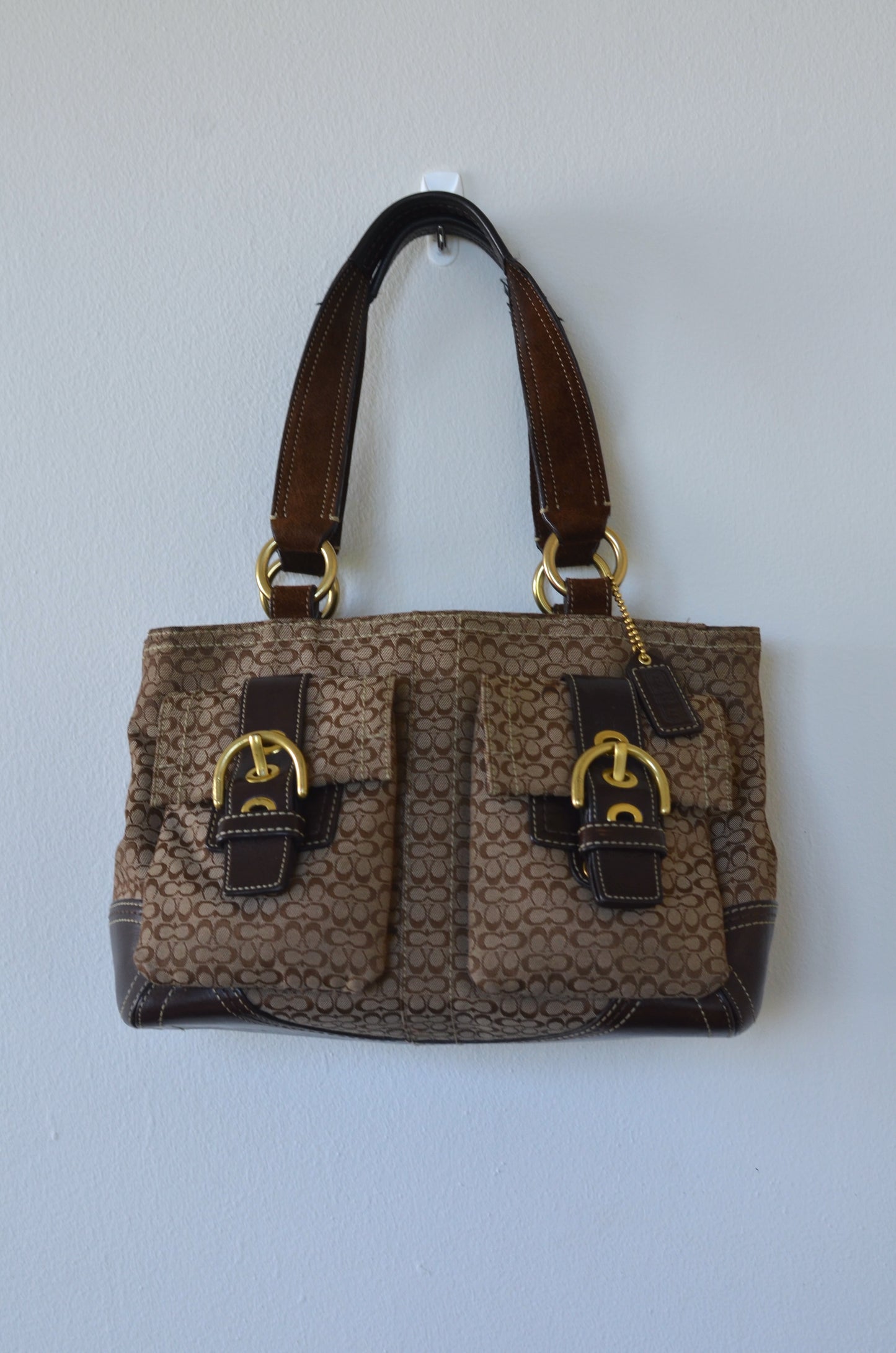 Vintage Coach Monogram Bag