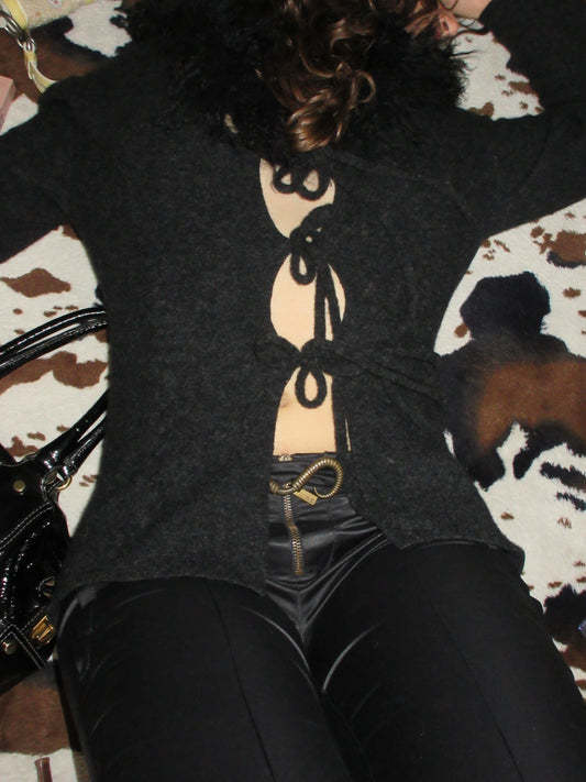 Cavalli Fur Trim Top