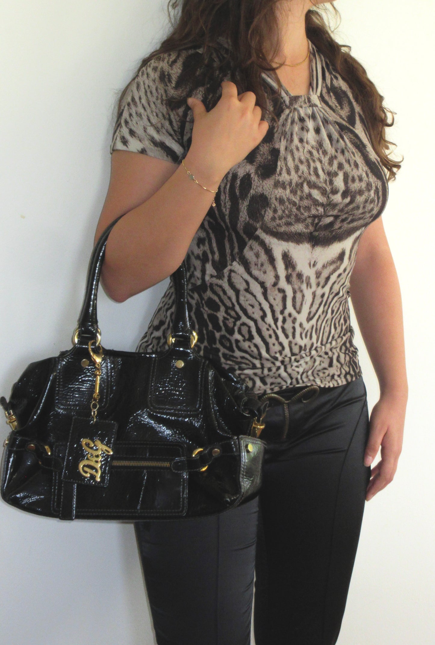 Roberto Cavalli Animal Print Top