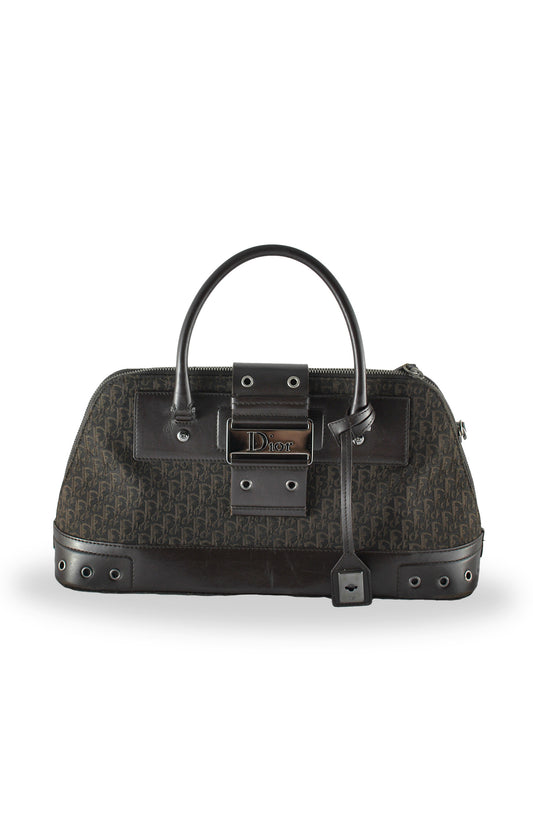 Christian Dior Brown Monogram Trotter Bag