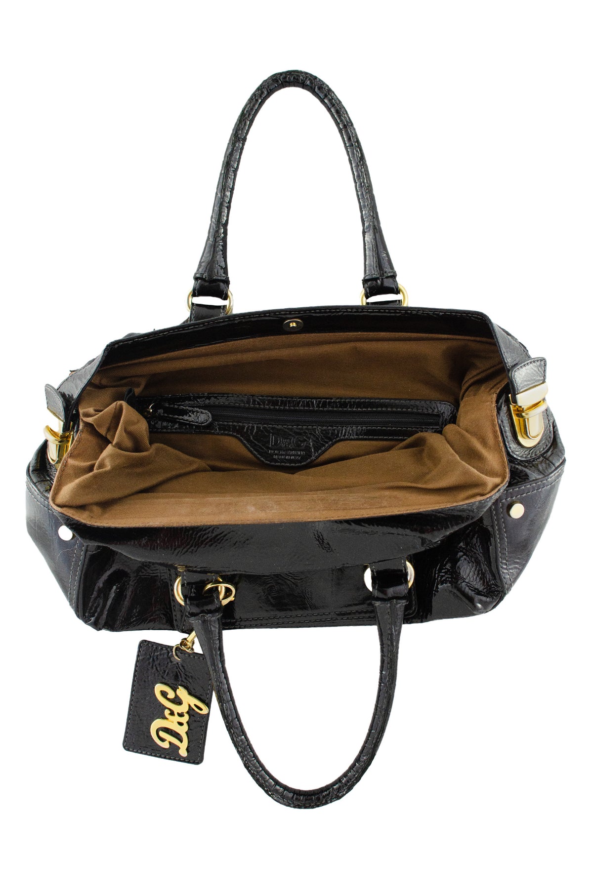 Dolce & Gabbana Black Patent Bag