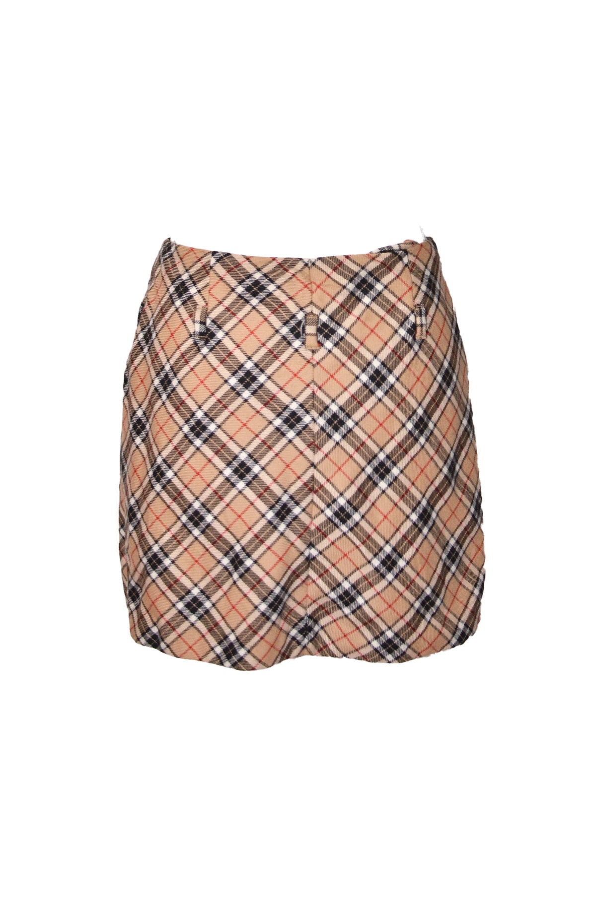 Vintage Dolce & Gabbana Plaid Mini Skirt