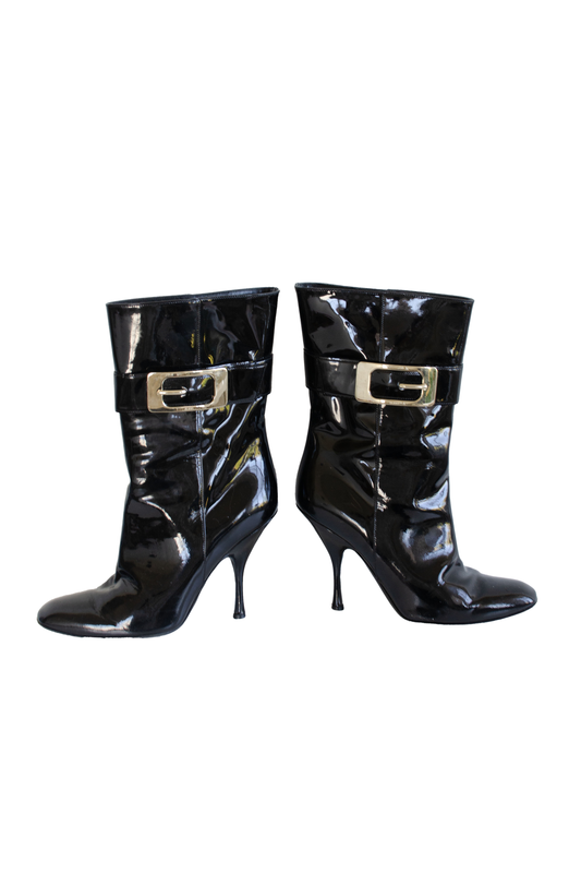 Black Gucci Booties